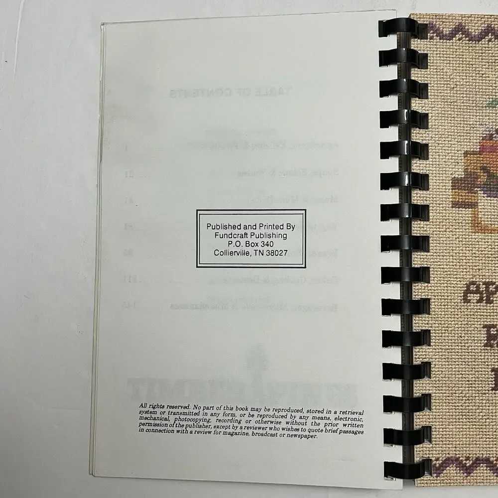 Vtg 90s Potluck at the Pines Cookbook Timber Charity Com Spring Hill FL 1994